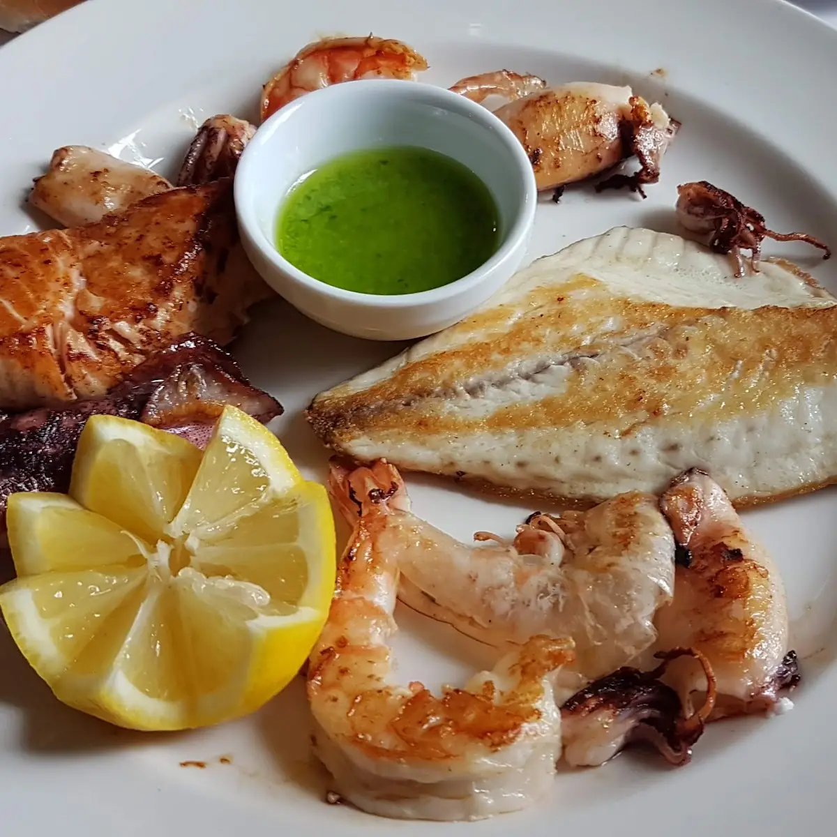 Calamari E Scampi Arrosti