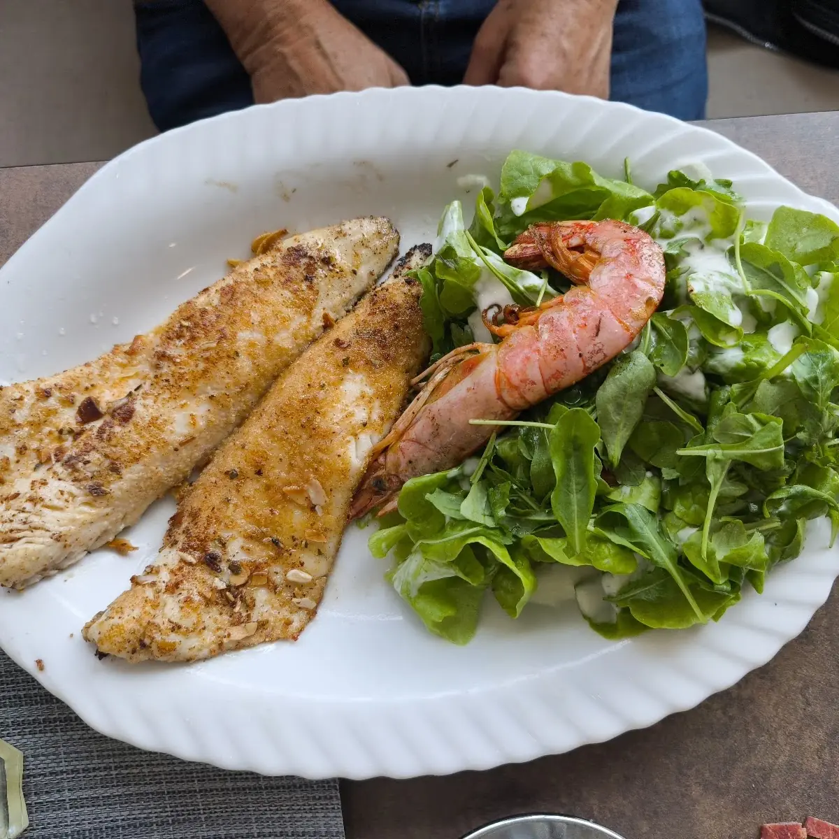 Fisch Mit Salat
