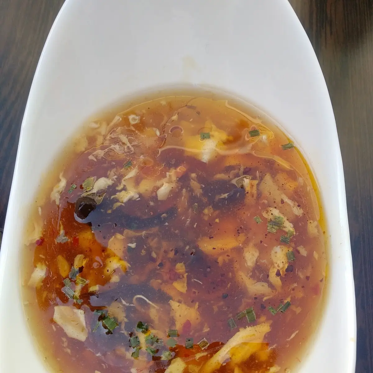 Pikante Suppe Scharf