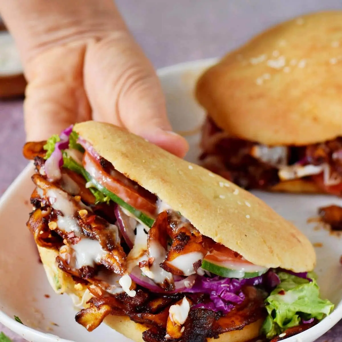 Vegetarischer Kebap