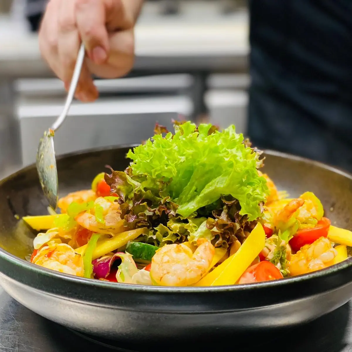 Shrimps Mango Salat