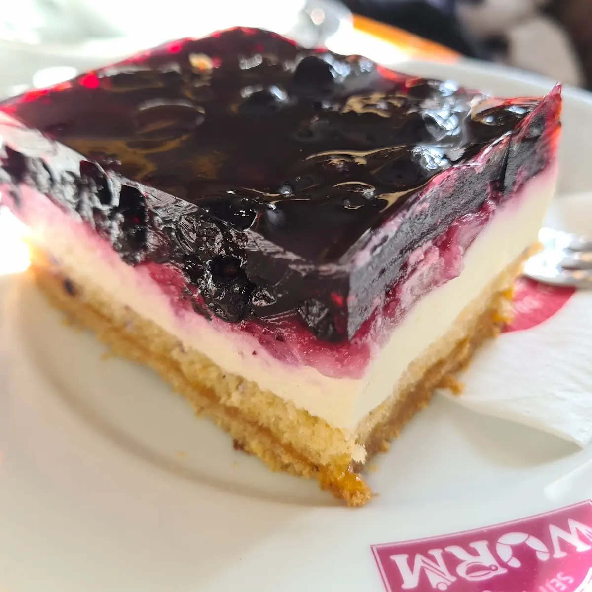 Heidelbeer-fruchtschnitte
