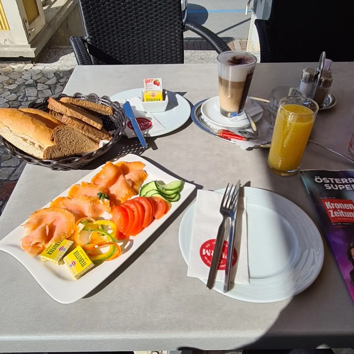 Lachs- Und Schnelles Frühstück Mmmhh