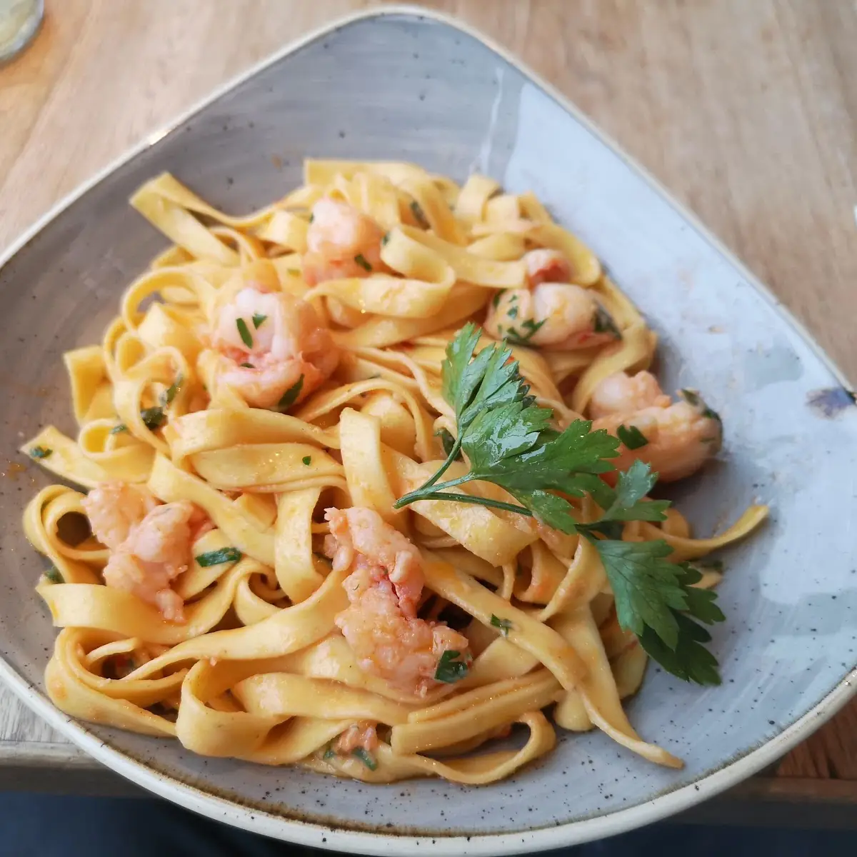 Tagliatelle Con Gamberi
