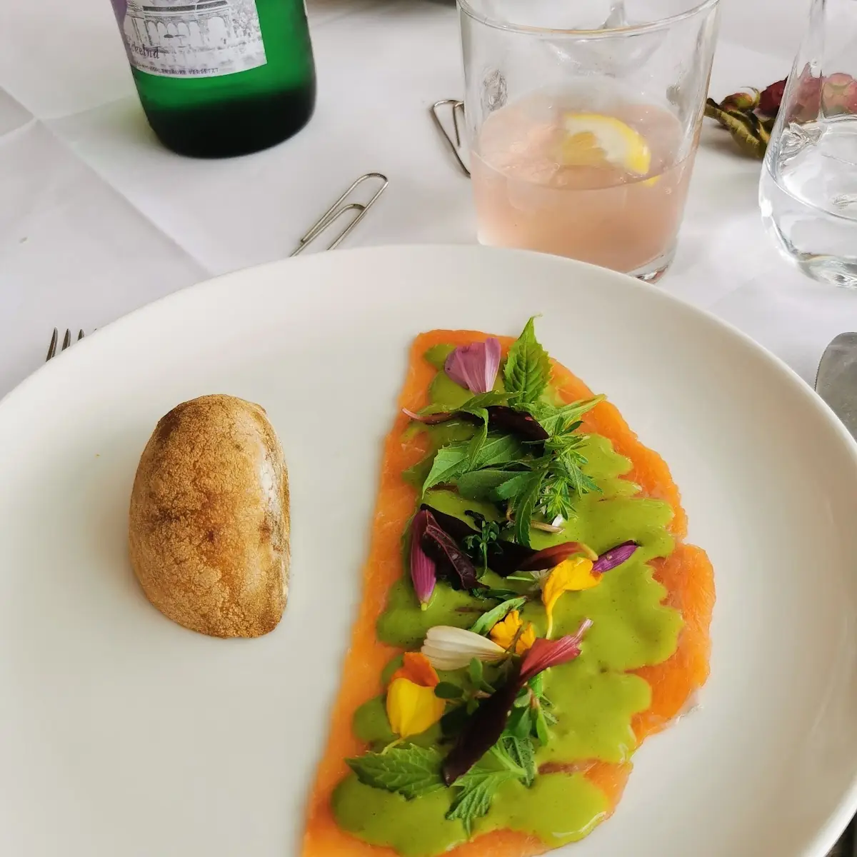 Lachscarpaccio