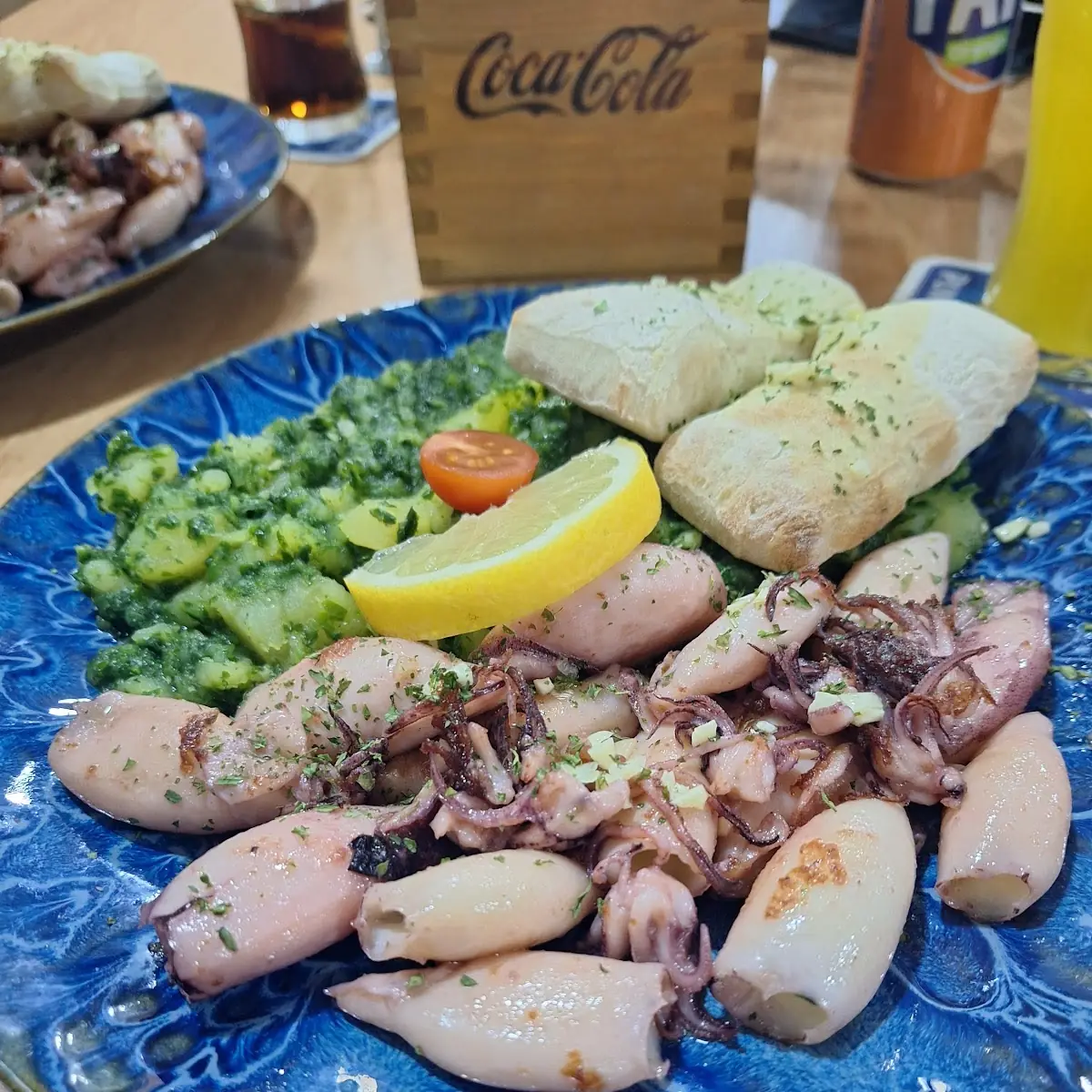 Gegrillte Calamari