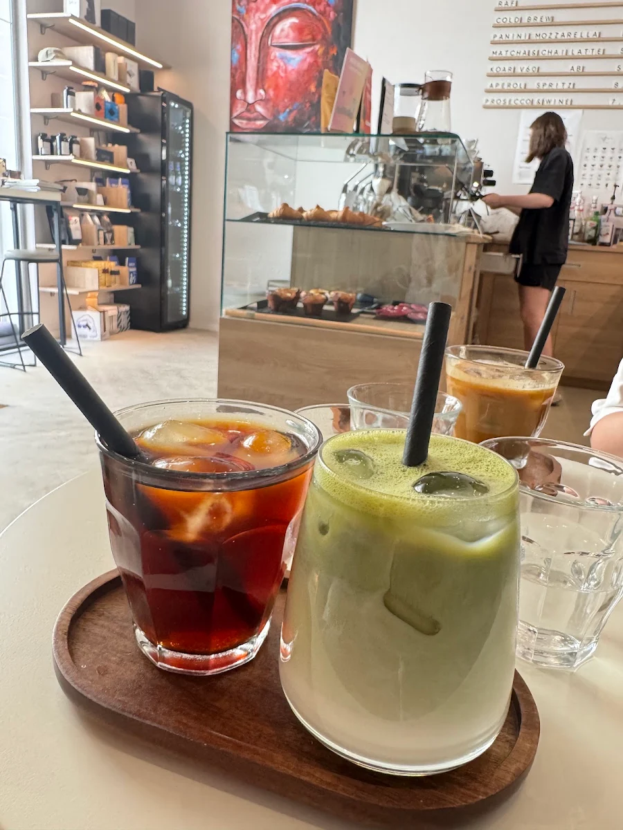 Cold Brew Matcha Latte