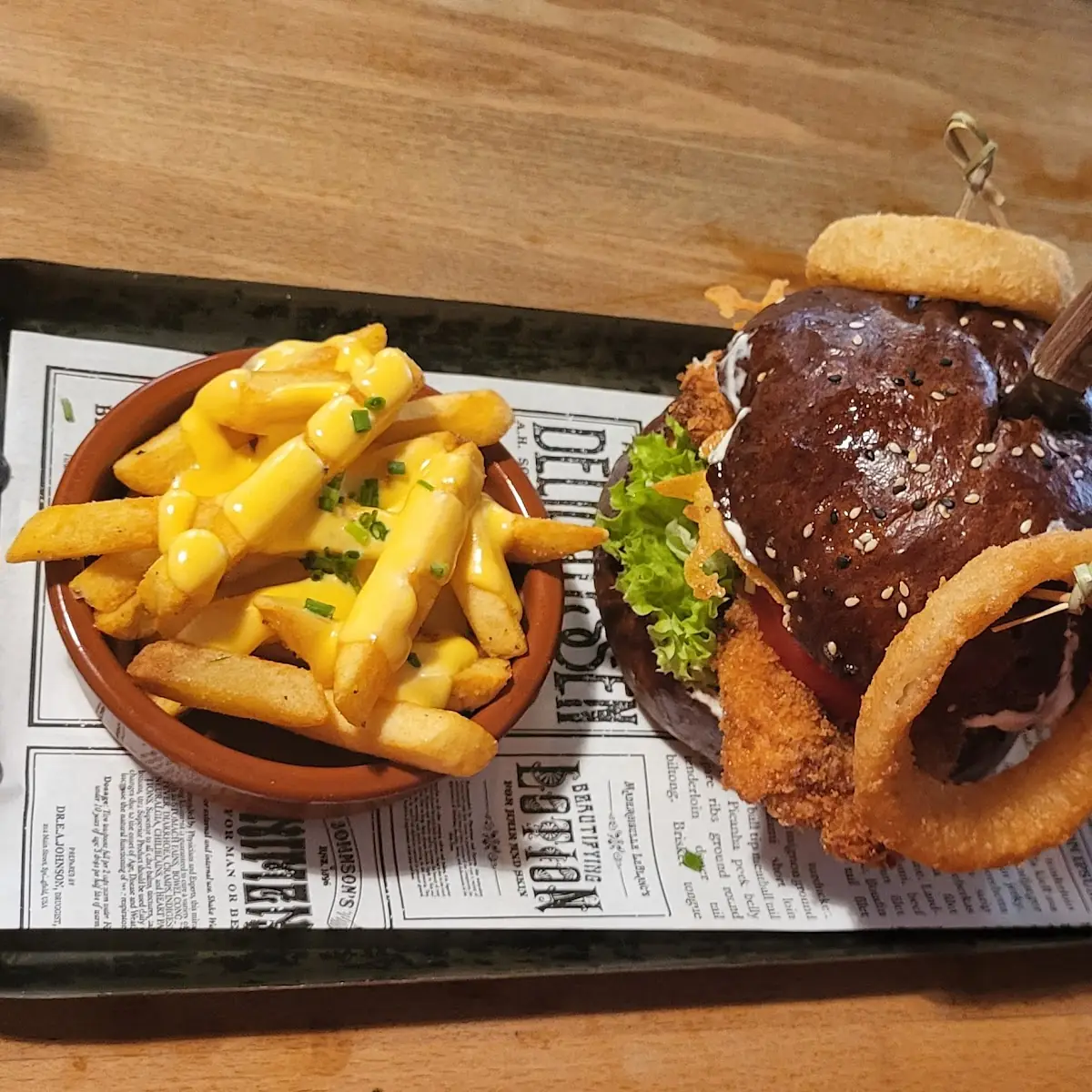 Crunchy Chicken Burger