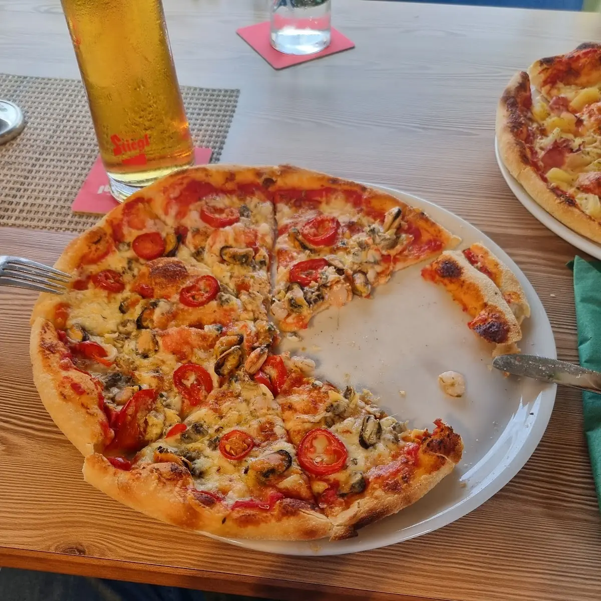 Pizza Frutti De Mare Mit Chili