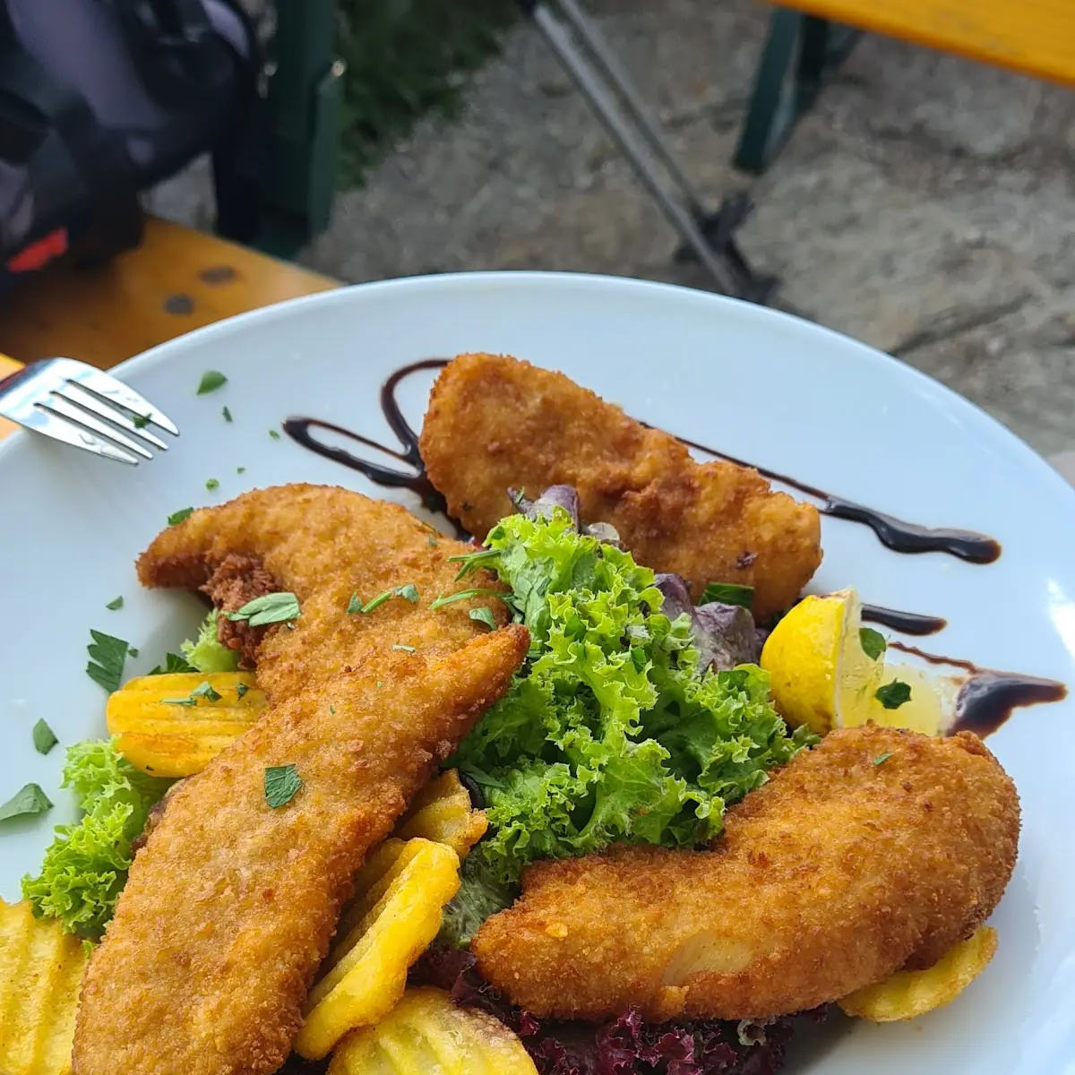 Backhendlsalat