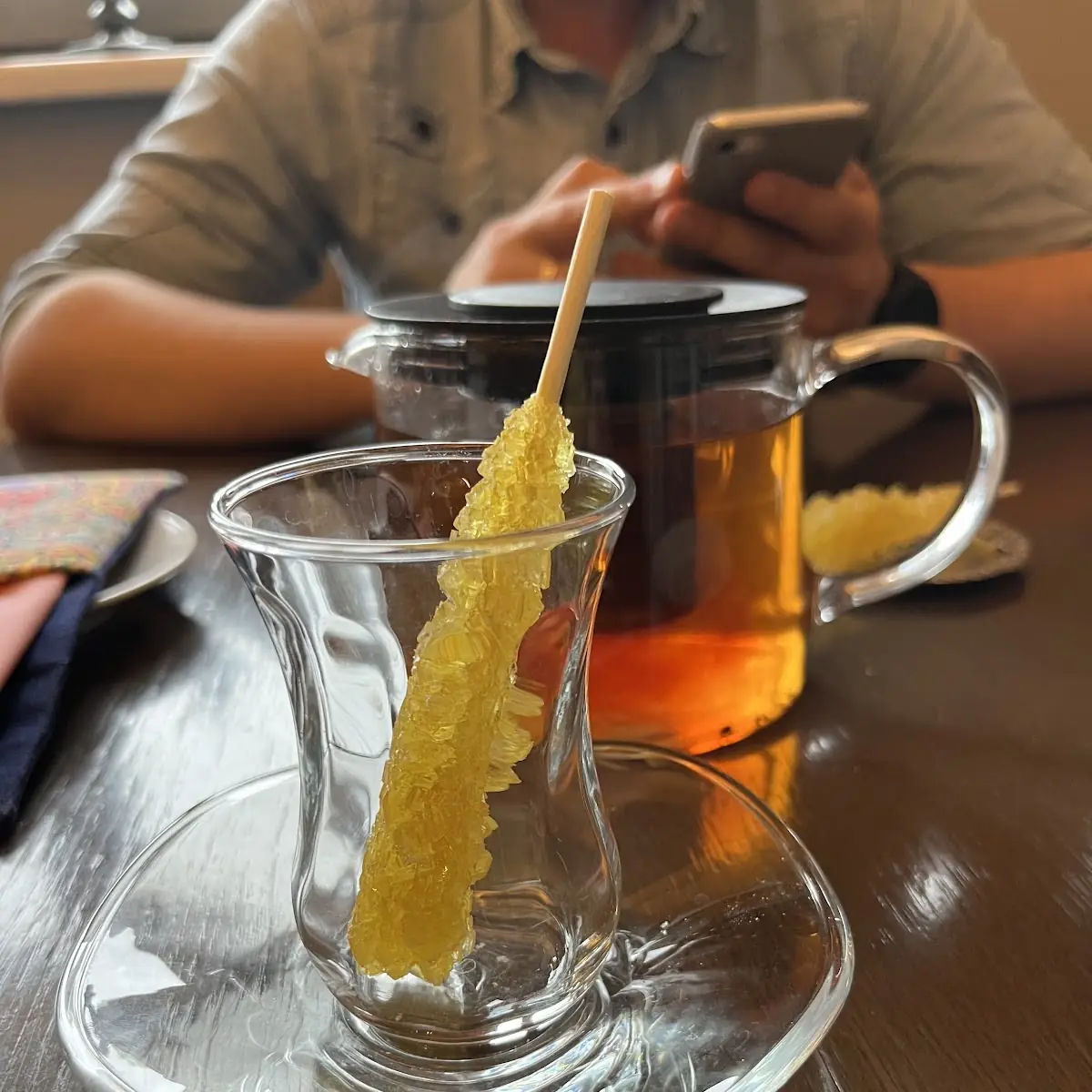 Black Tea with Safran Sugar