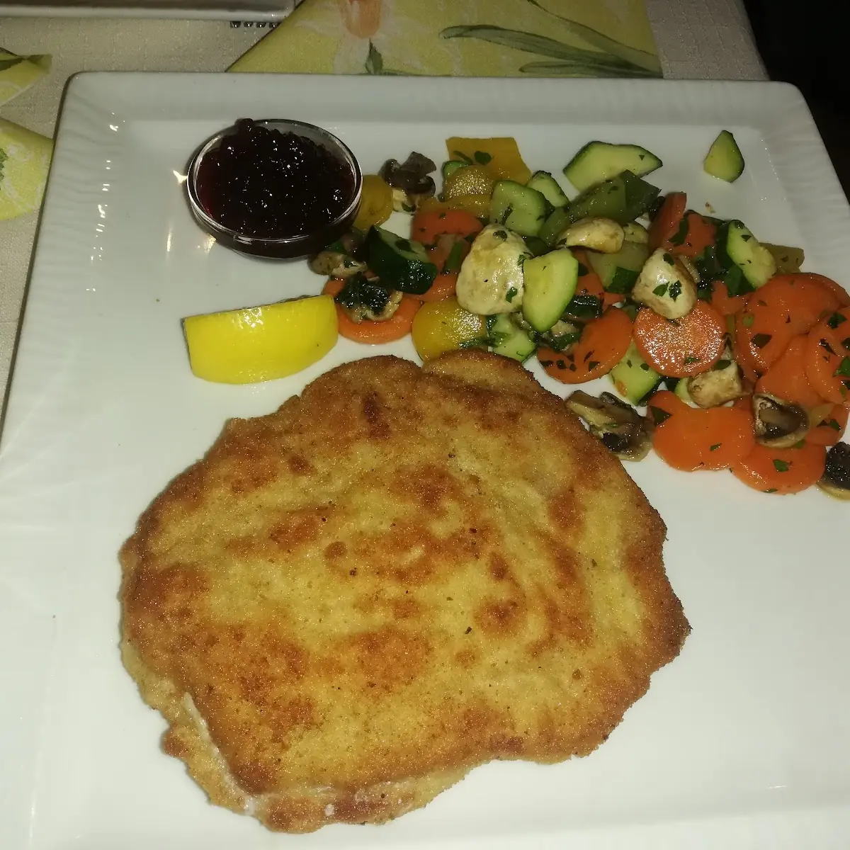 Cordon Bleu Mit Gemüse