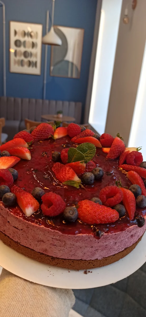 Torte Mit Frischen Himbeeren