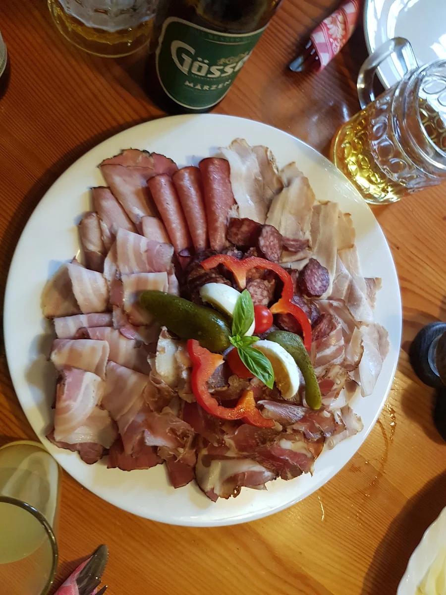 Aufschnitt Teller