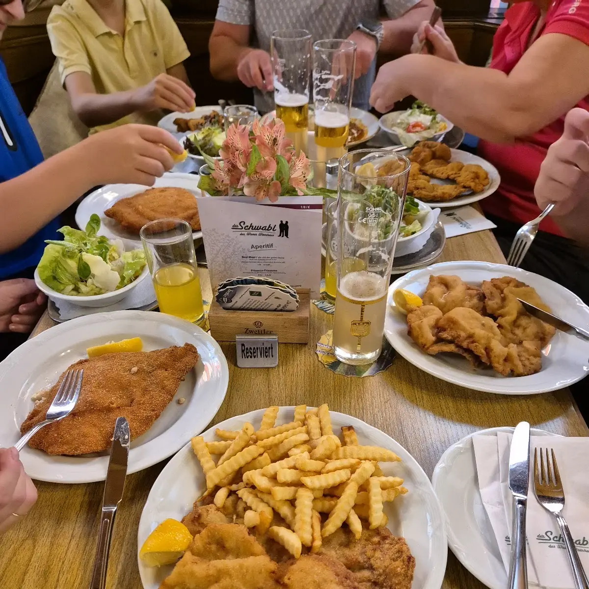 Wiener Schnitzel Mit Salat