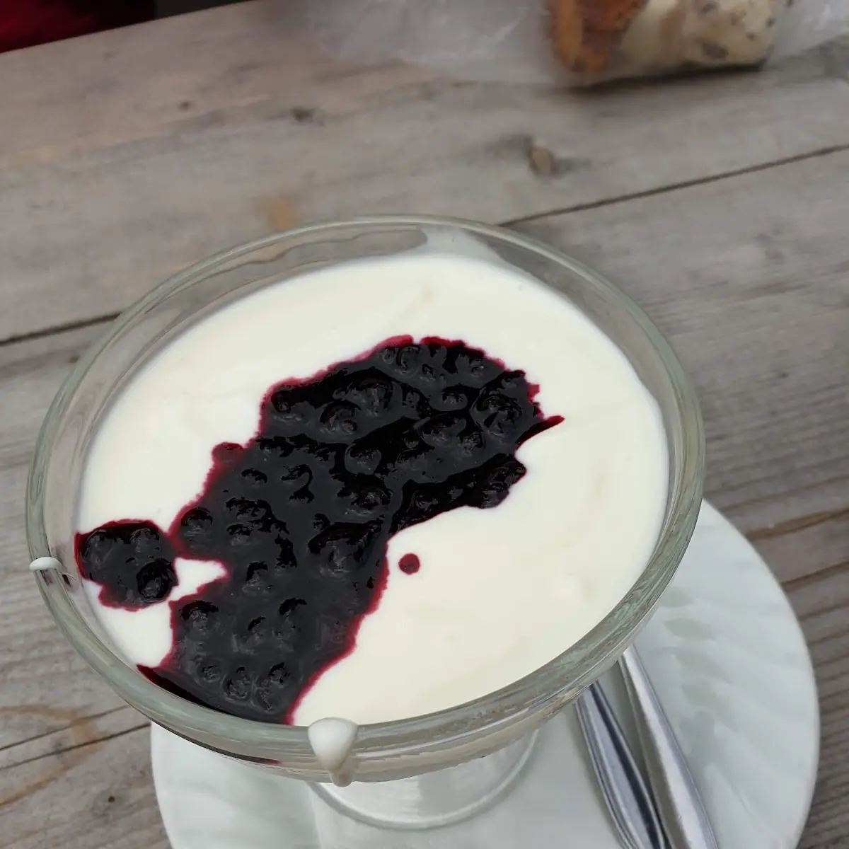 Naturjogurt Mit Heidelbeeren