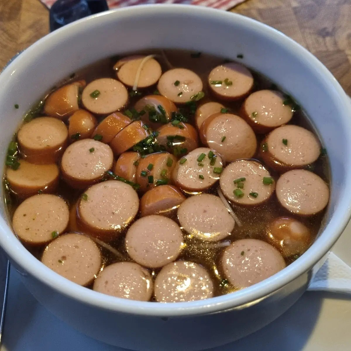 Nudelsuppe Mit Wienerle