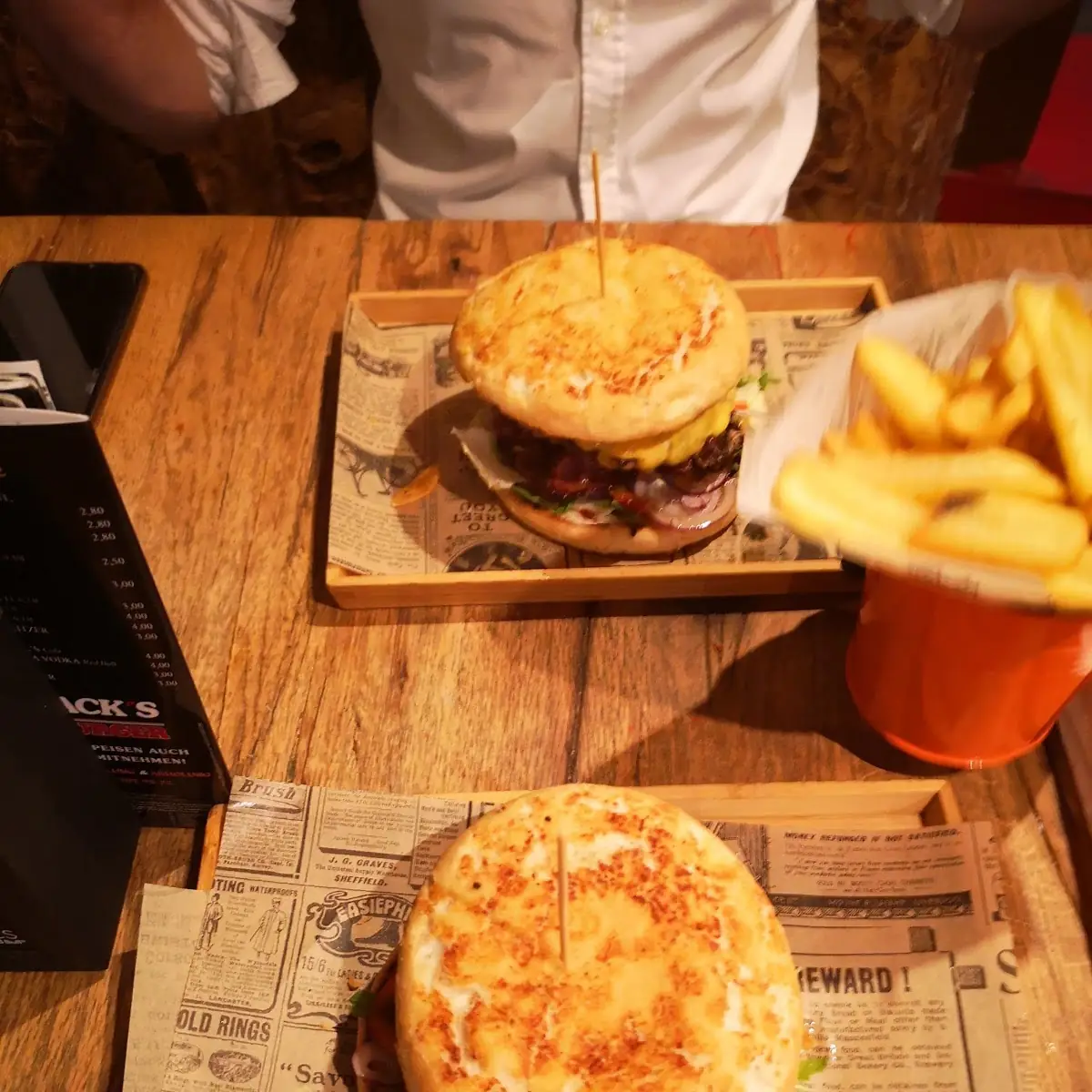Cheeseburger and Fries