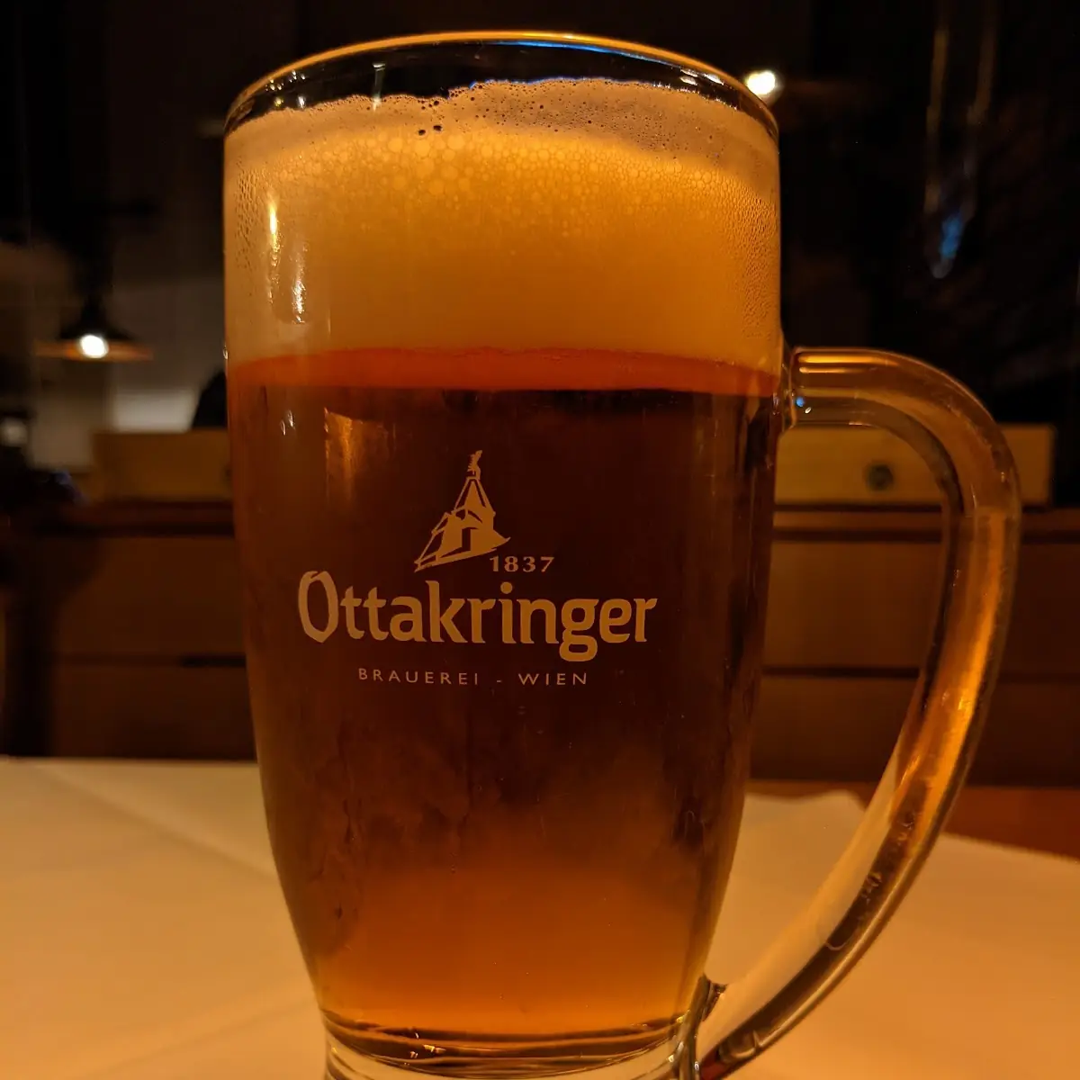 Cold Dark Wheat Beer