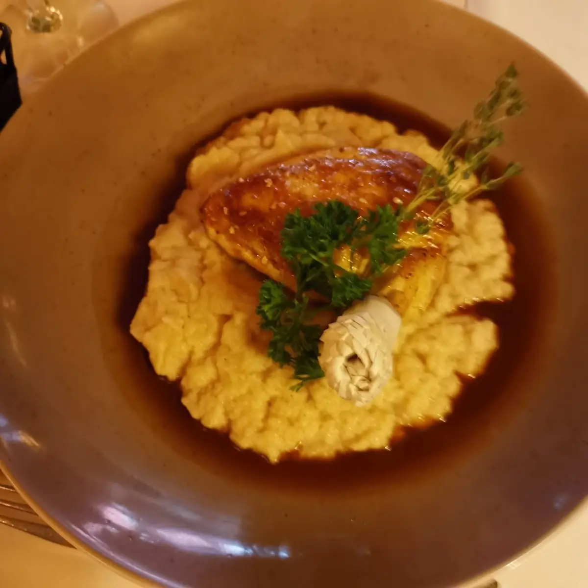 Ente Auf Polenta