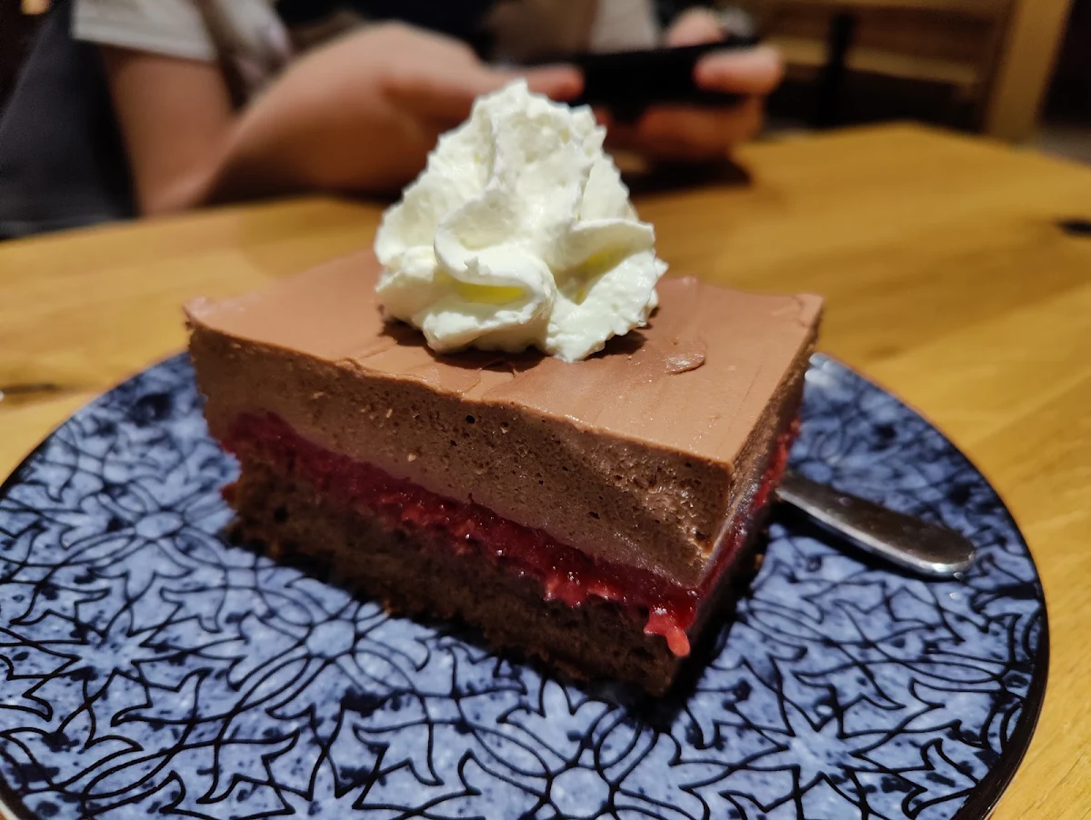 Himbeer-schoko-schnitte