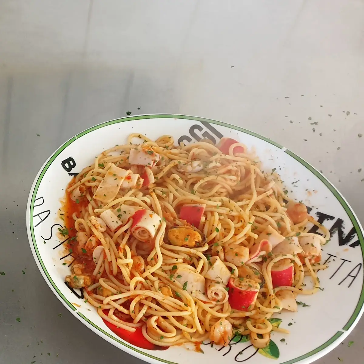 Spagetti Meeresfrüchte