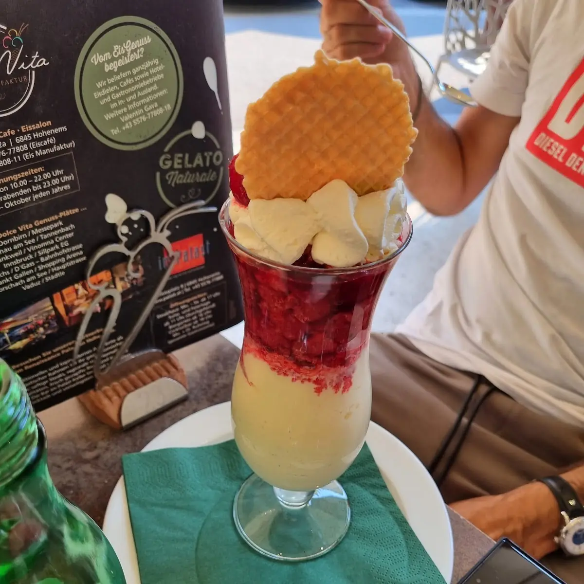 Frappé Vanille Et Framboises