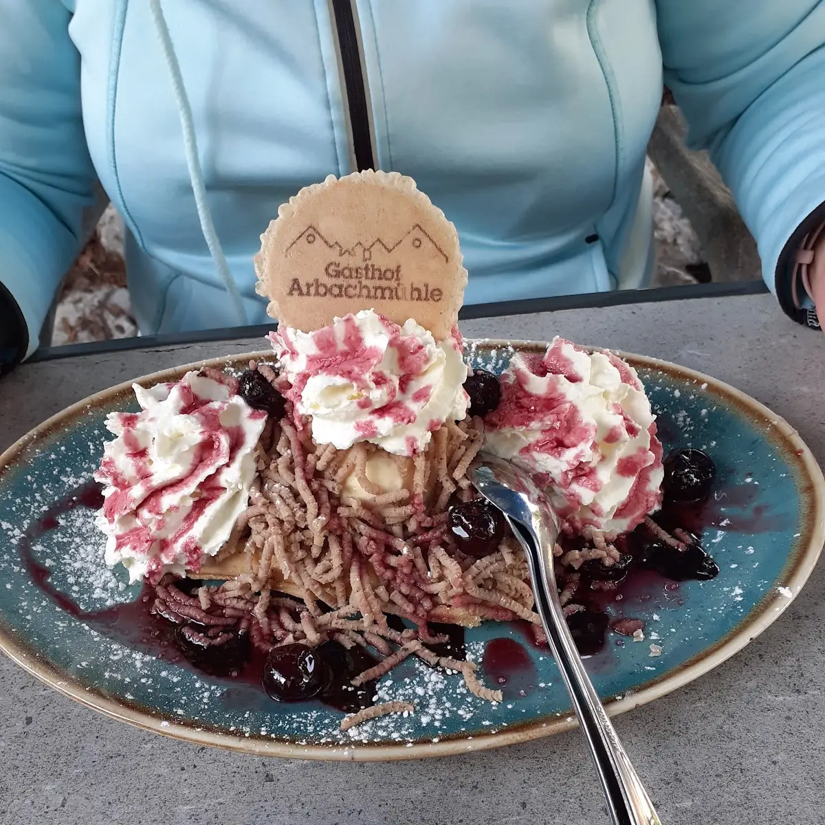 Vanilleeis Mit Maroni