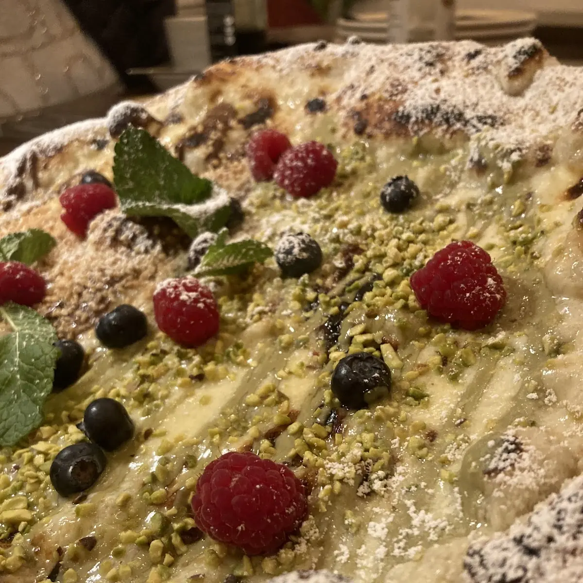 Süße Pizza Im