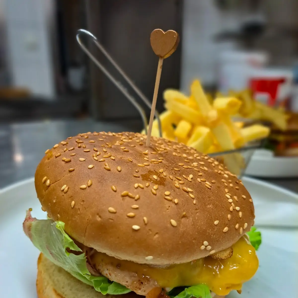Schlossbräu Burger