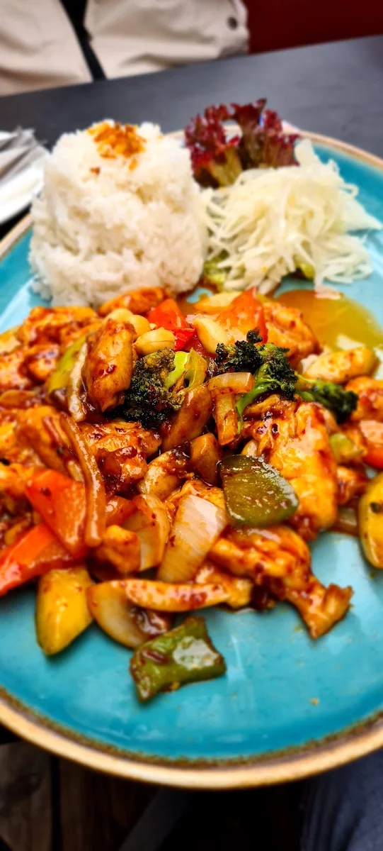Hühnerfleisch Asiatisch