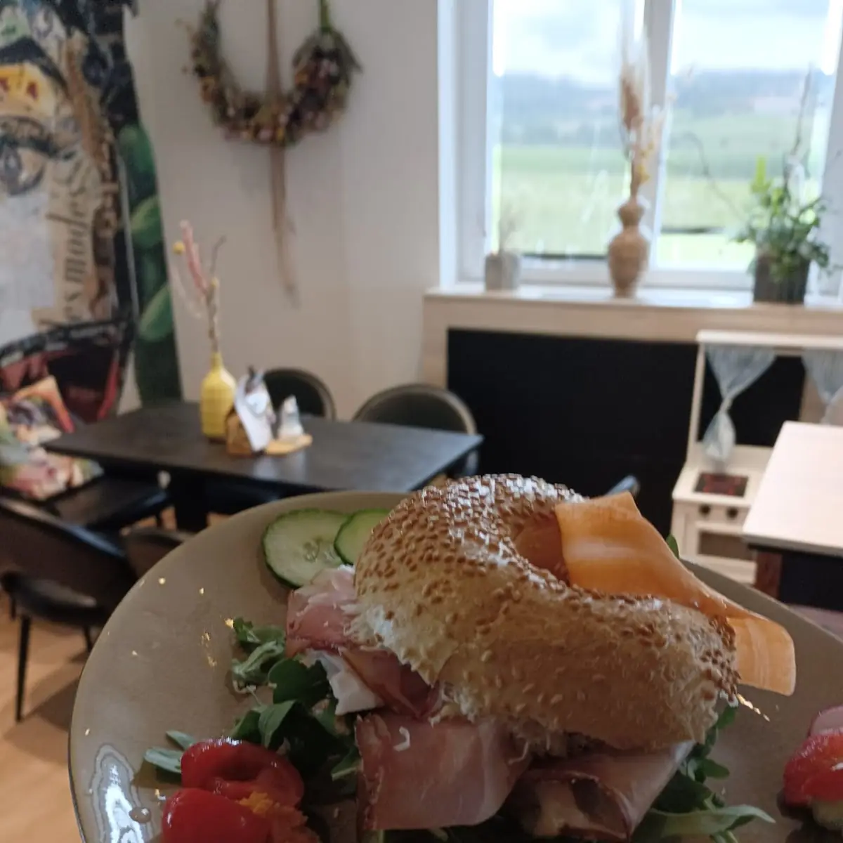 Bagel Rohschinken