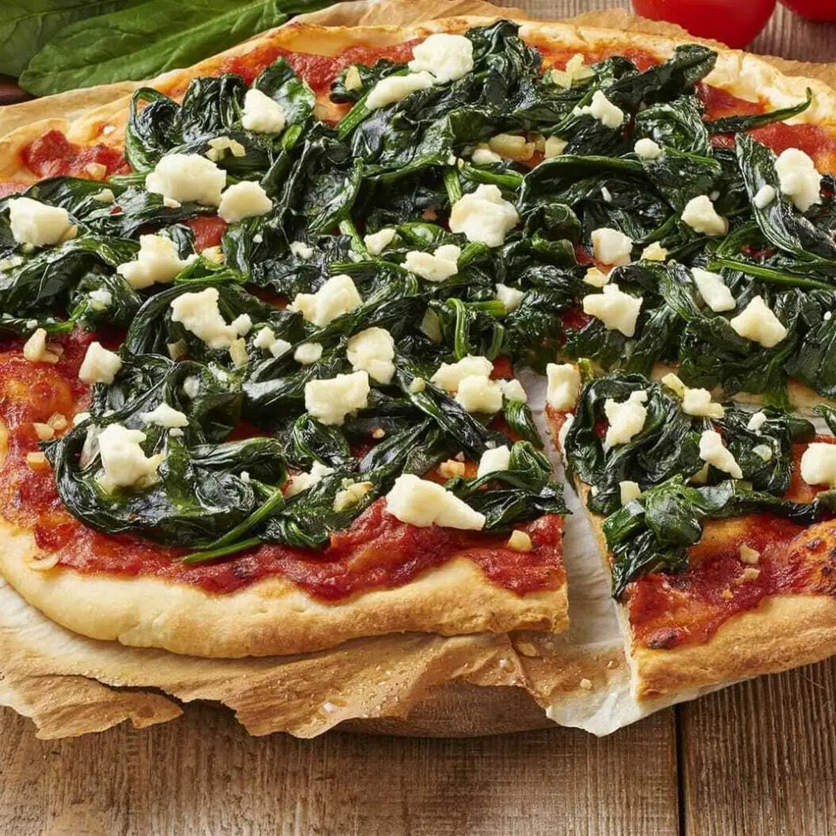 Pizza Spinat