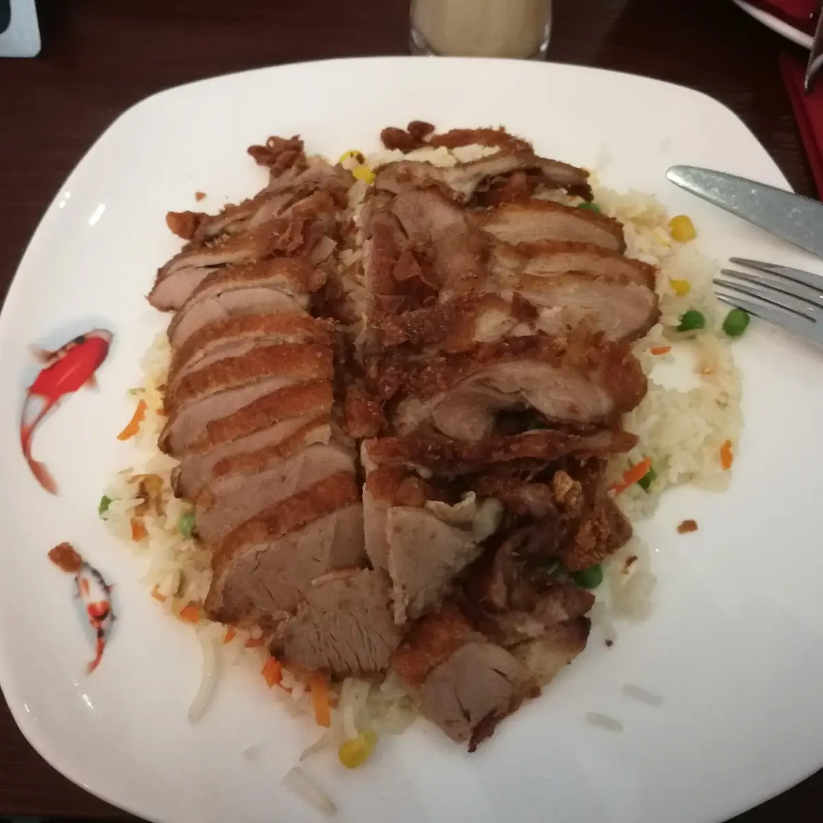 Eierreis Mit Ente