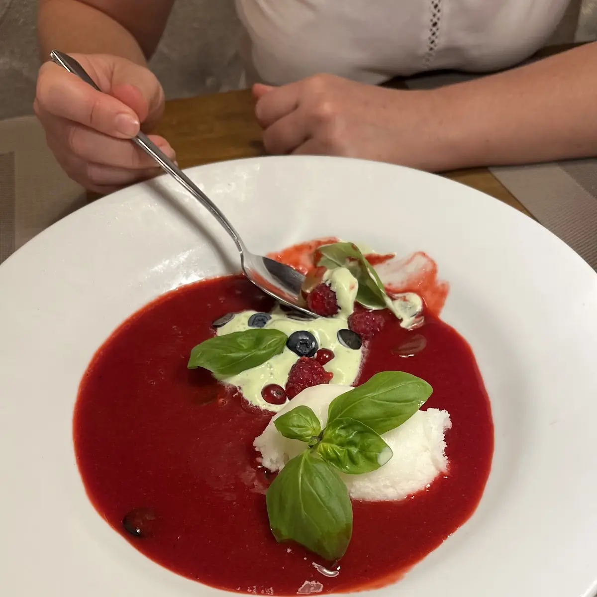 Tomatencremesuppe Mit Stracciatella Di Burrata