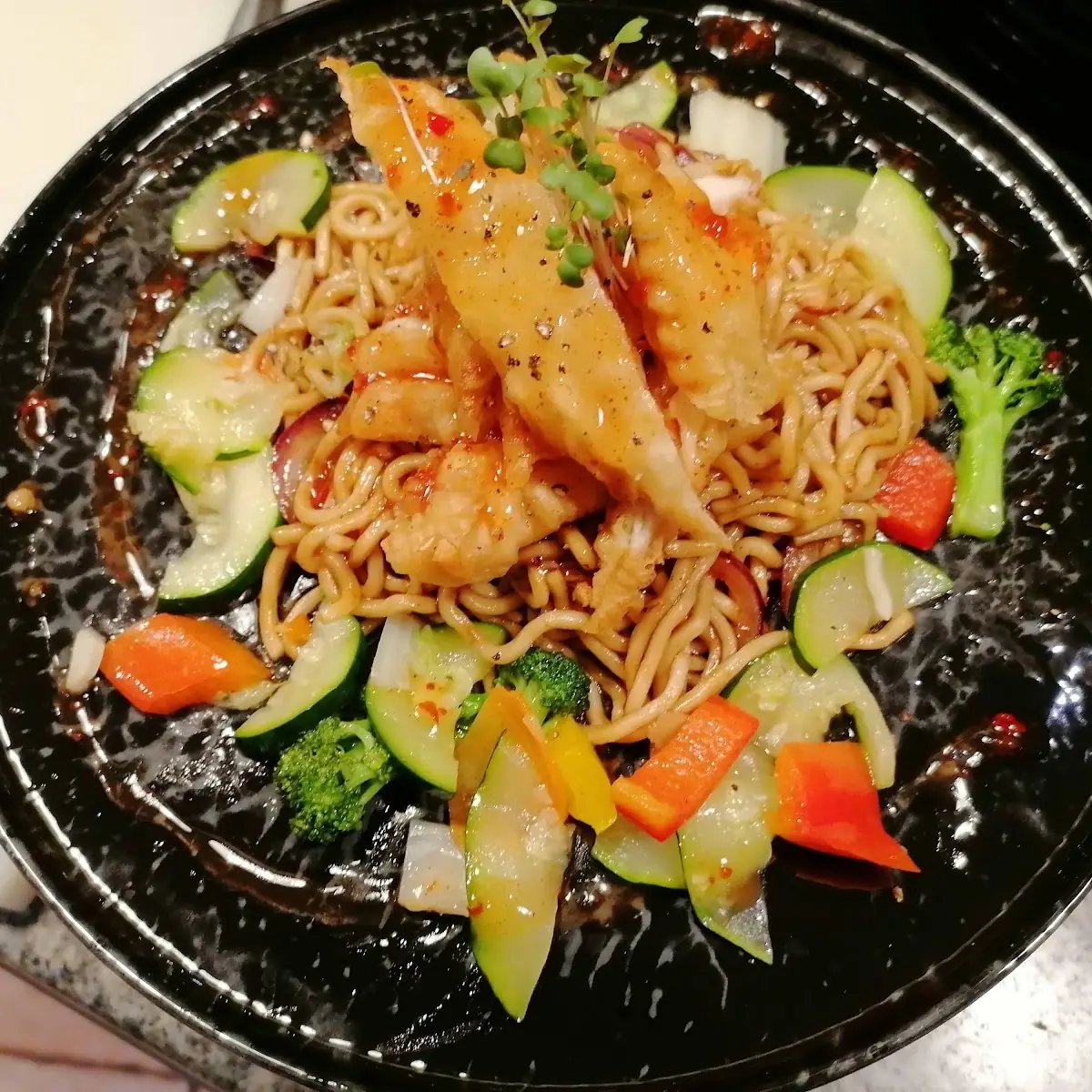 Golden Chicken Noodles