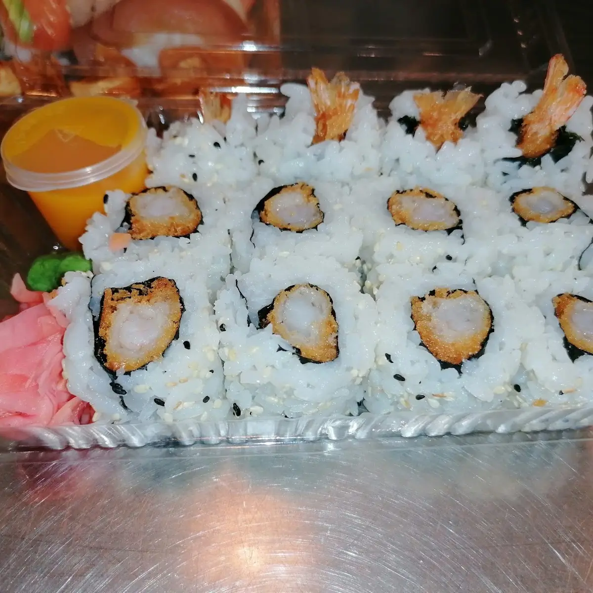 Tempura Schrimps Sushi Rolle
