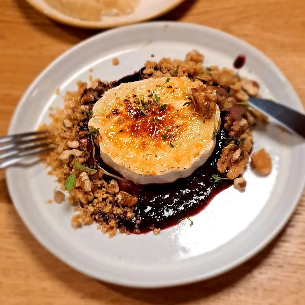 Karamelisierter Ziegenkäse Kalt