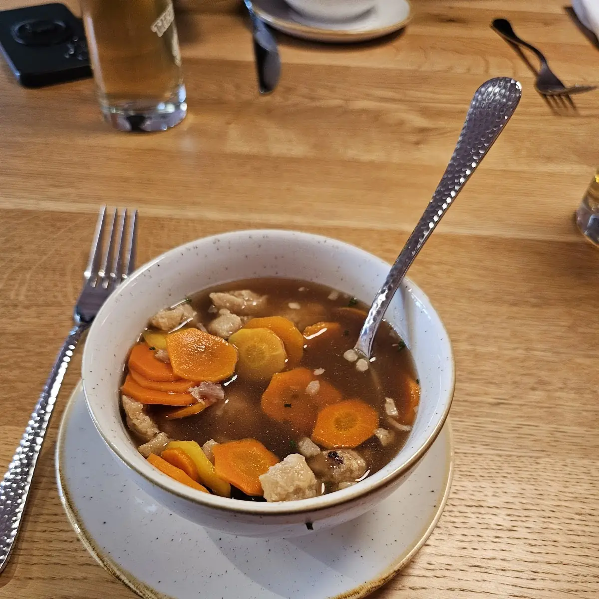 Speckknödelsuppe