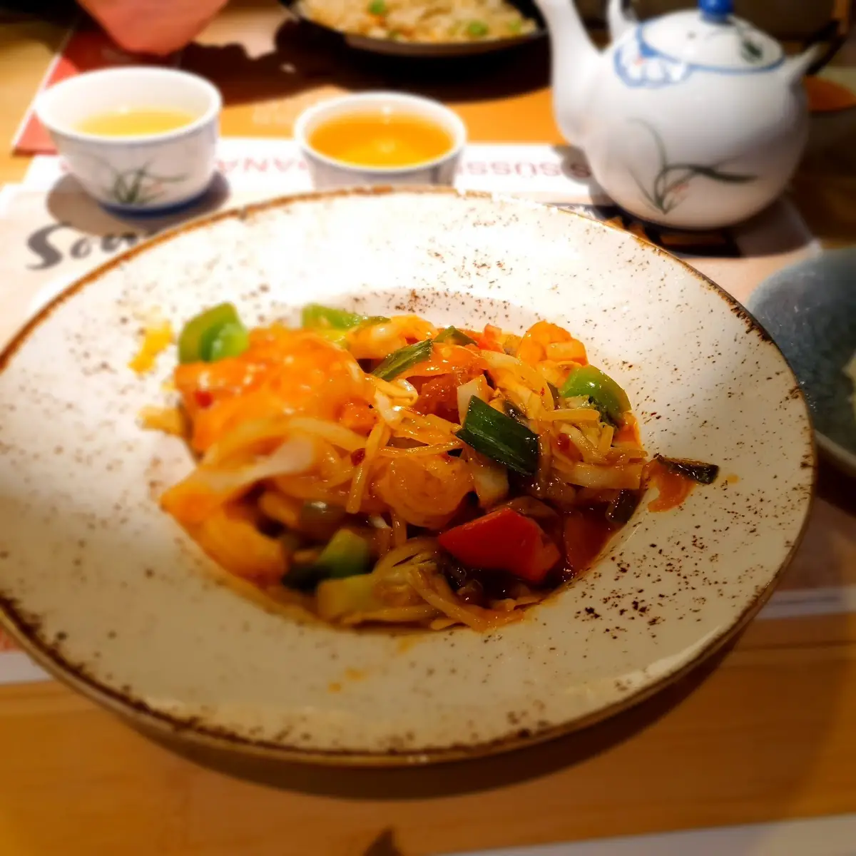 Garnelen Sake Mit Reis