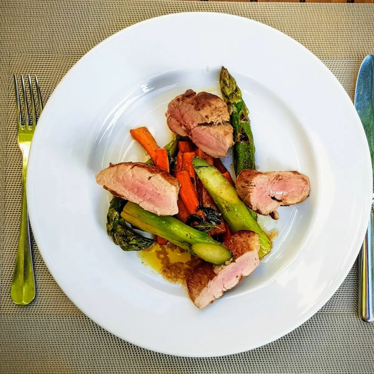 Schweinsfilet Mit Spargel
