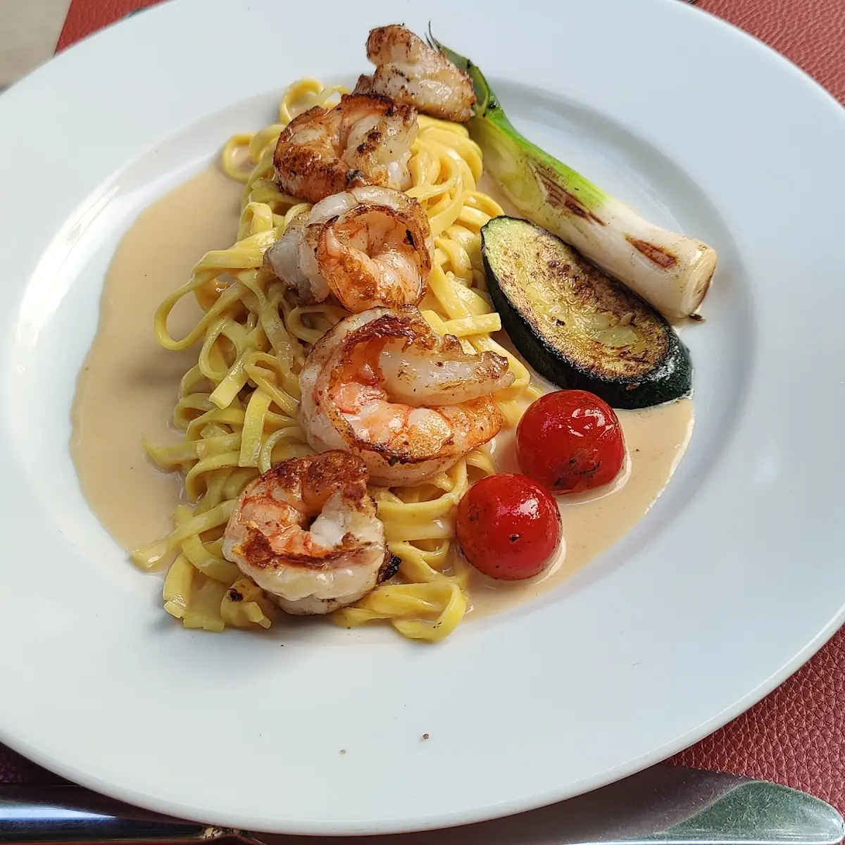 Tagliatelle Mit Crevetten