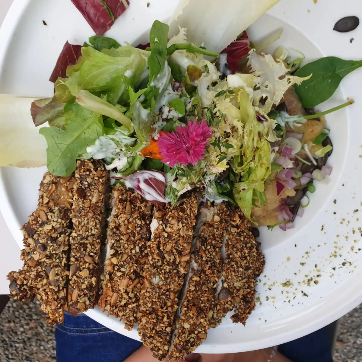 Backhendlsalat