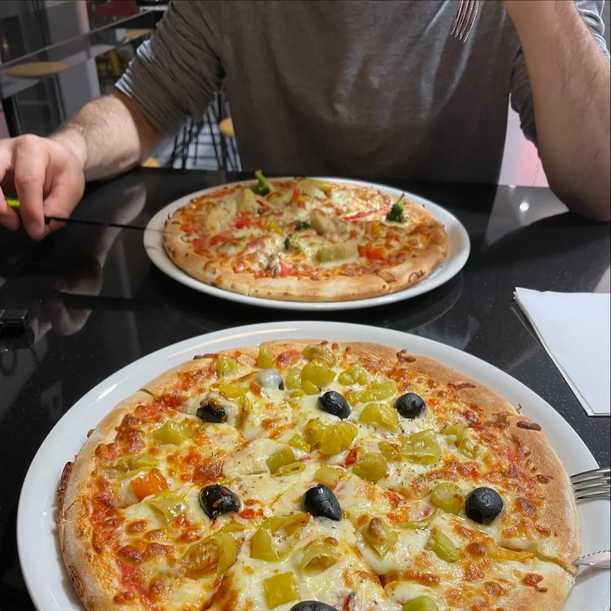 Salami Pizzas