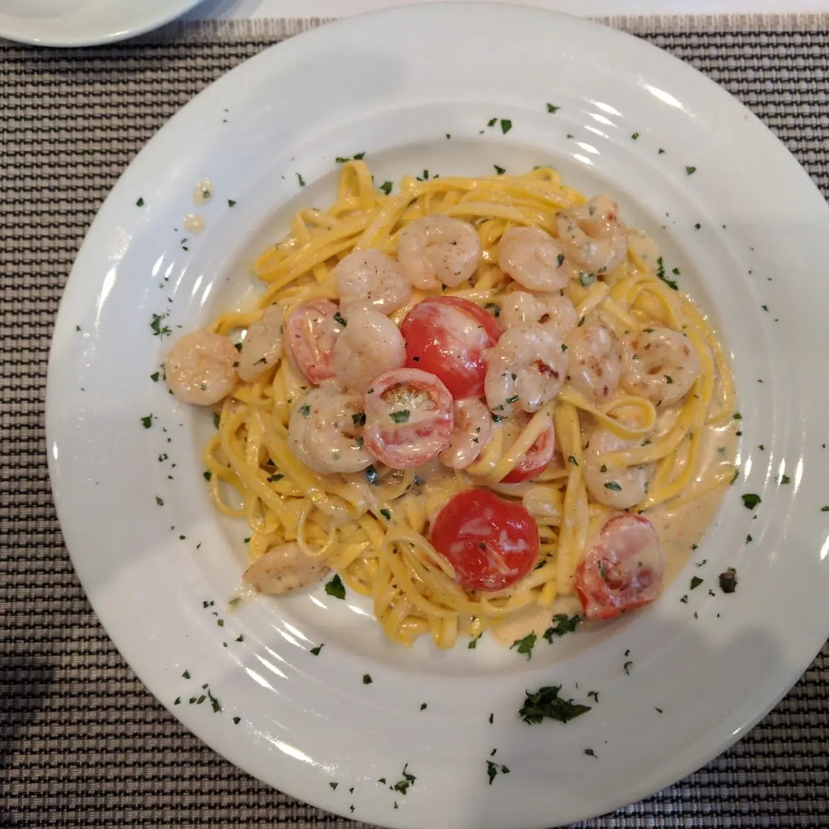 Linguini Mit Shrimps
