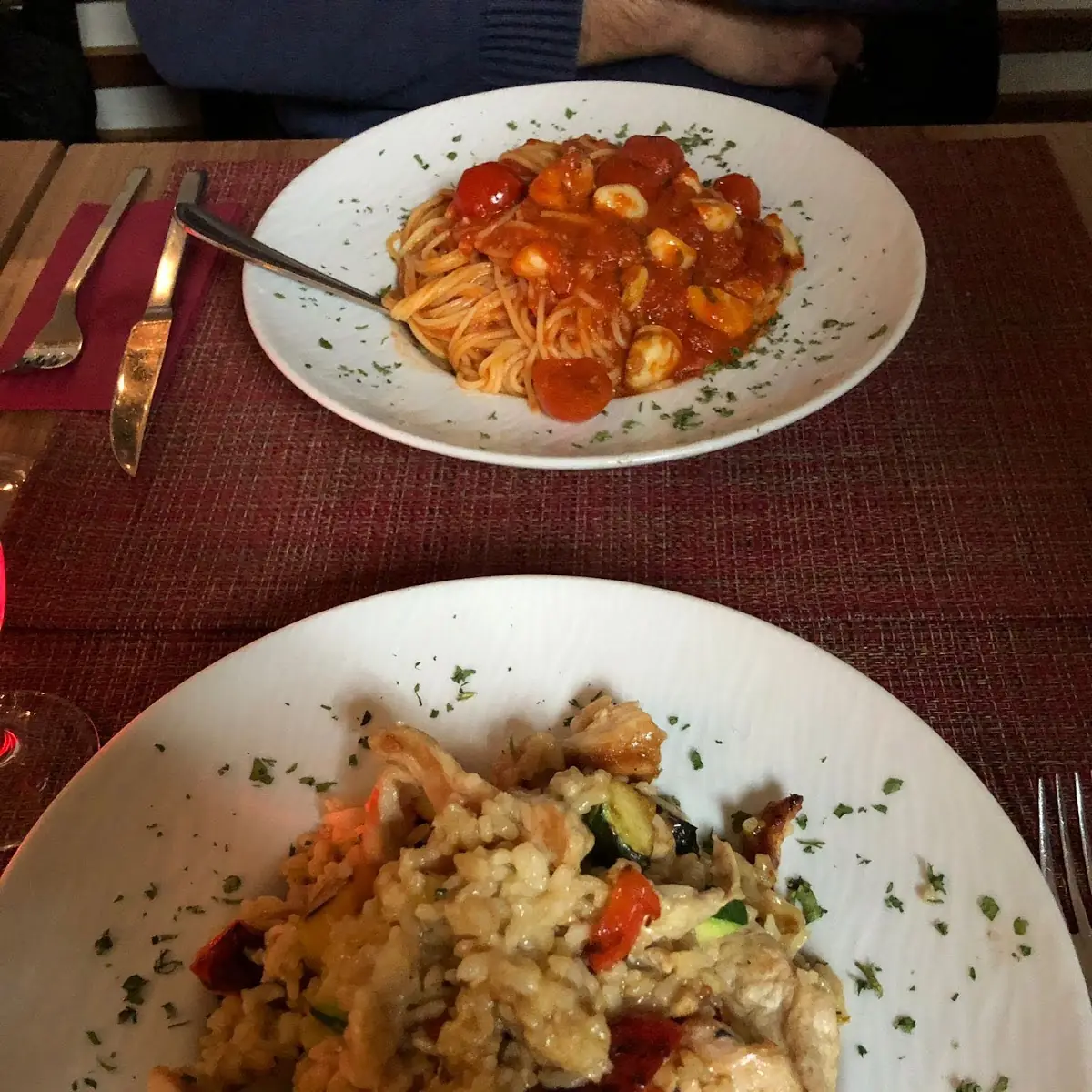 Risotto Mit Hühnerstreifen