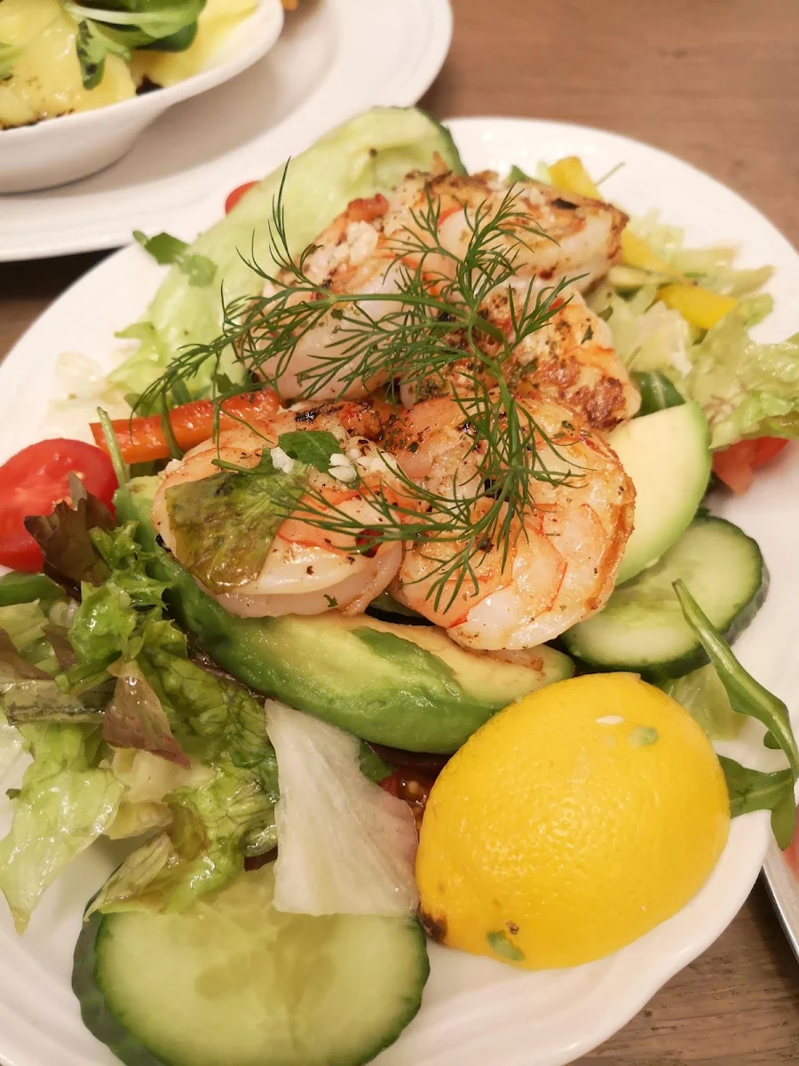 Riesengarnelen Salat