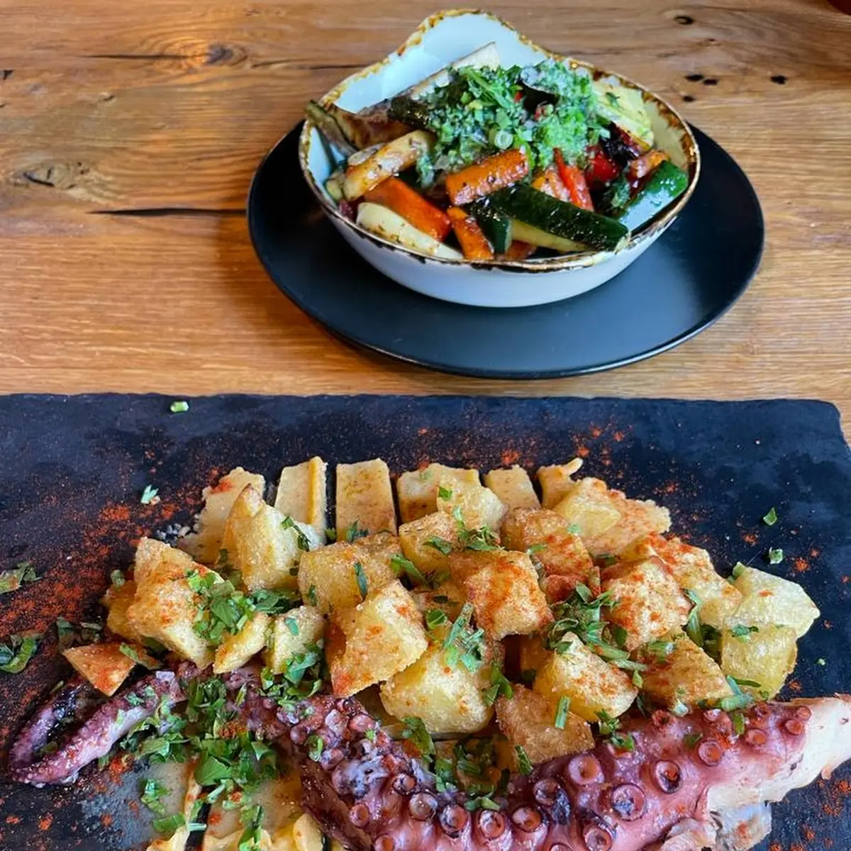 Pulpo A La Gallega Oktopus Nach Galizischer Art