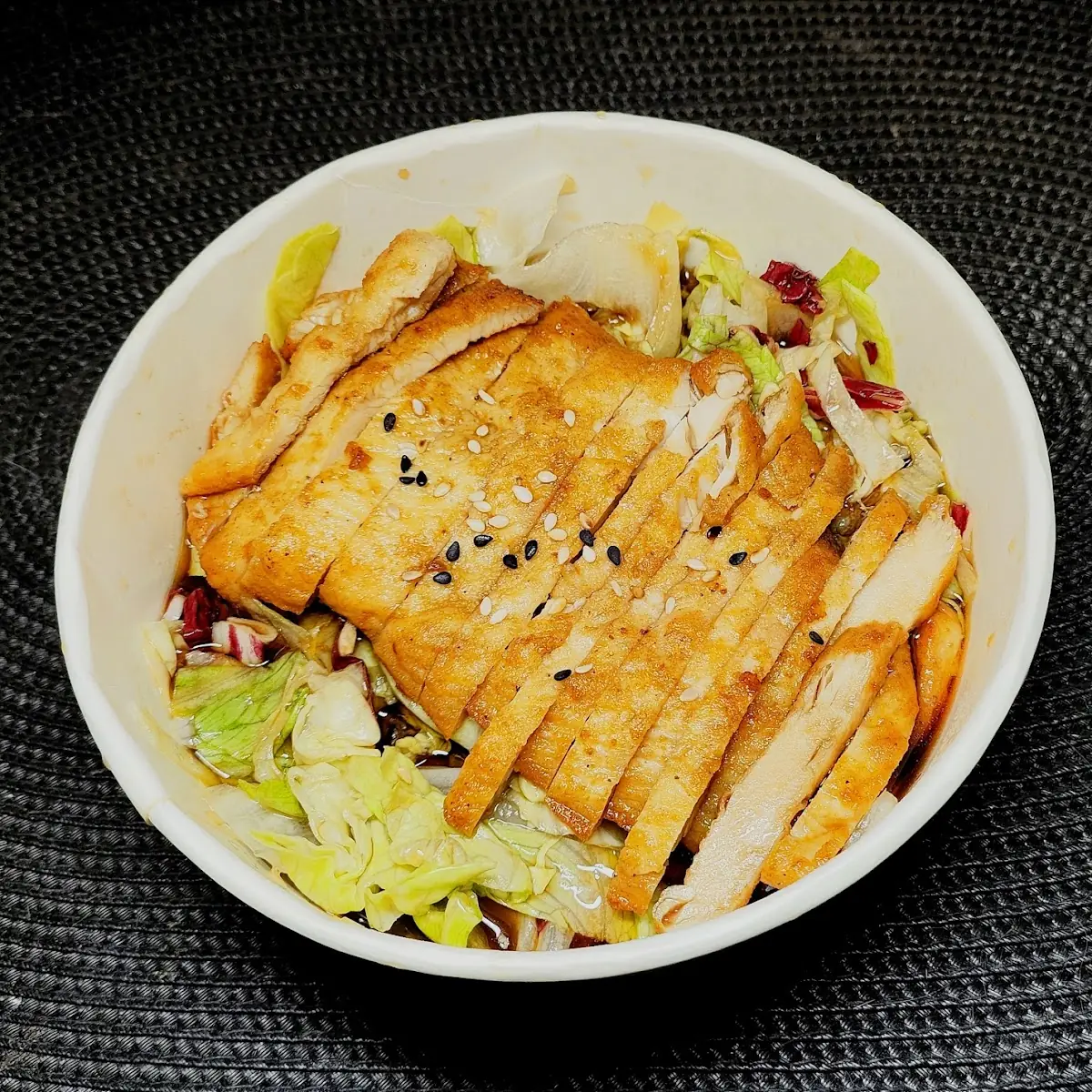 Salat Mit Gegrillten Huhn