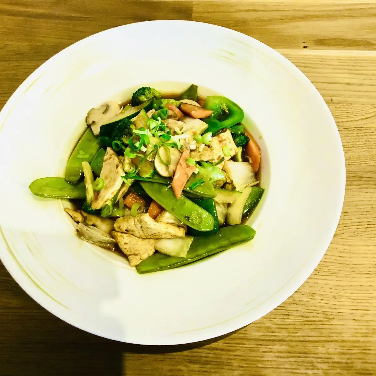 Wok Gemüse Mit Tofu